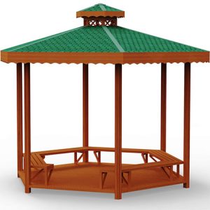 Pergola en bois de type camellia 11