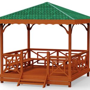 Pergola en bois de type camellia 4