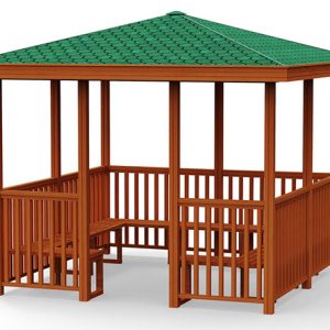 Pergola en bois de type camellia 8
