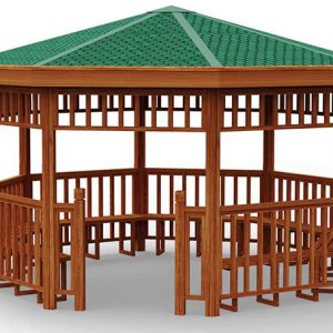 Pergola en bois de type camellia 9