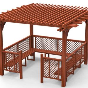 Pergola En Bois Model 11