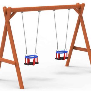 Natural Double Baby Swing