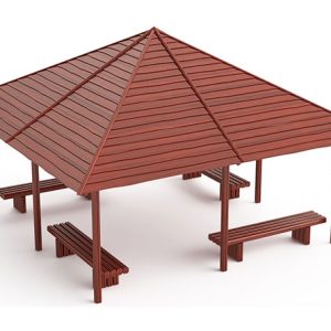 Houten blokhuis